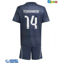 Real Madrid Aurelien Tchouameni #14 Gostujuci Dres za djecu 2025-26 Kratak Rukav (+ Kratke hlače)